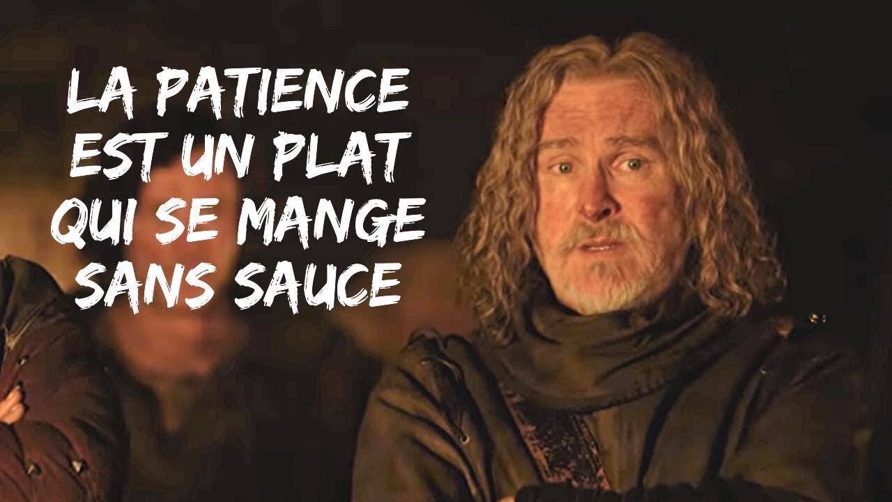 La patience est un plat qui se mange sans sauce